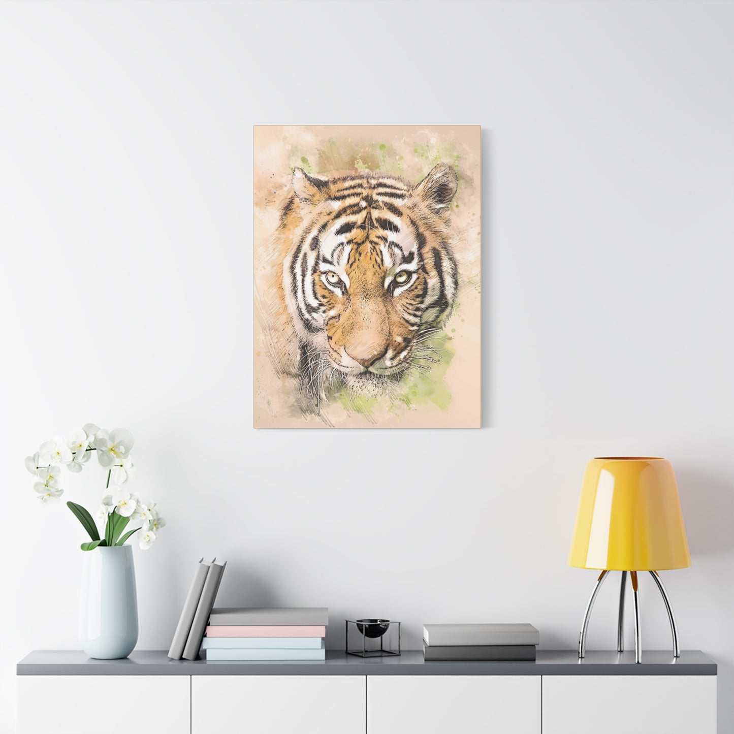 Tiger Matte Canvas, Stretched, 1.25"