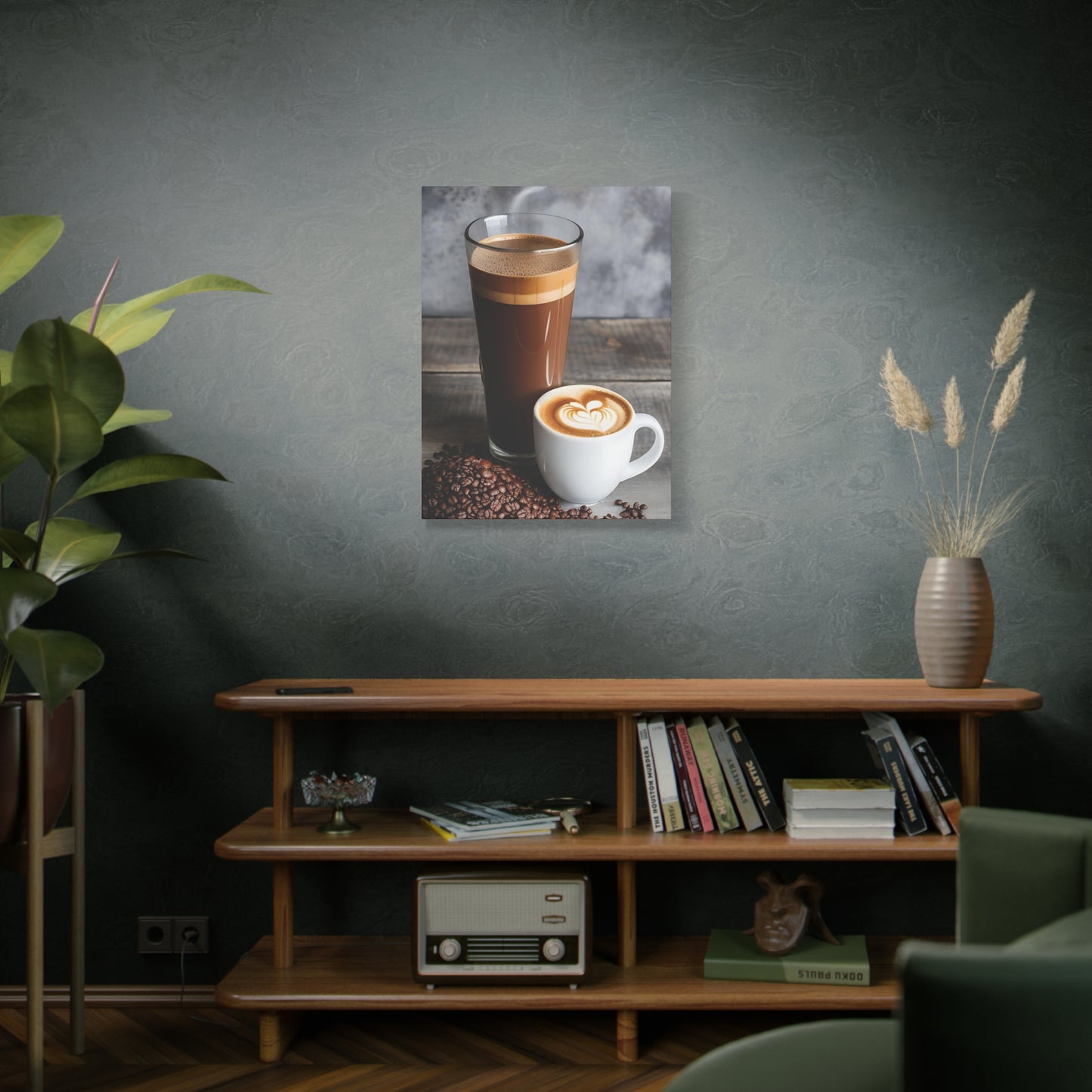 Coffee AI Gen Matte Canvas, Stretched, 1.25"