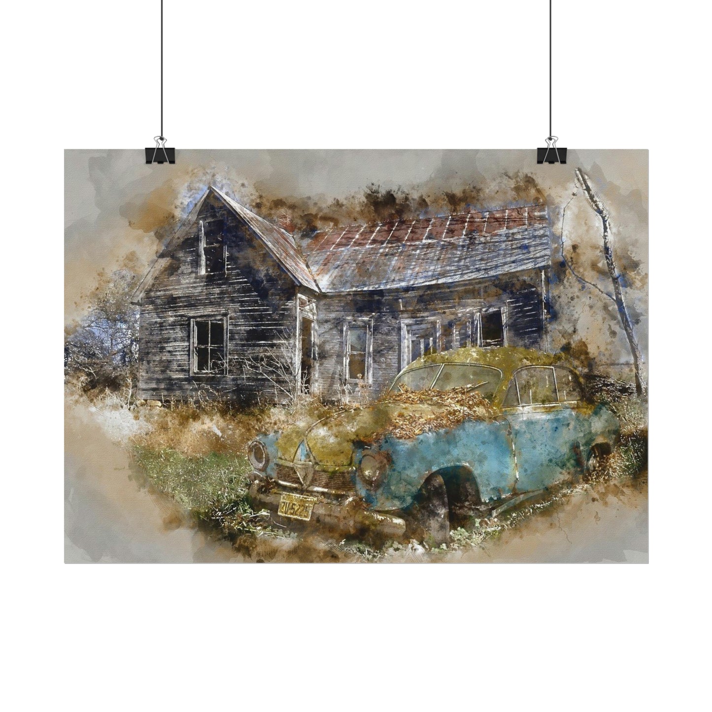 Old Barn Rolled Posters