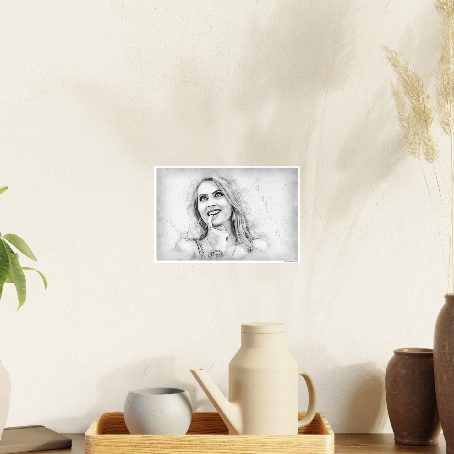 Woman Photo Art Paper Posters