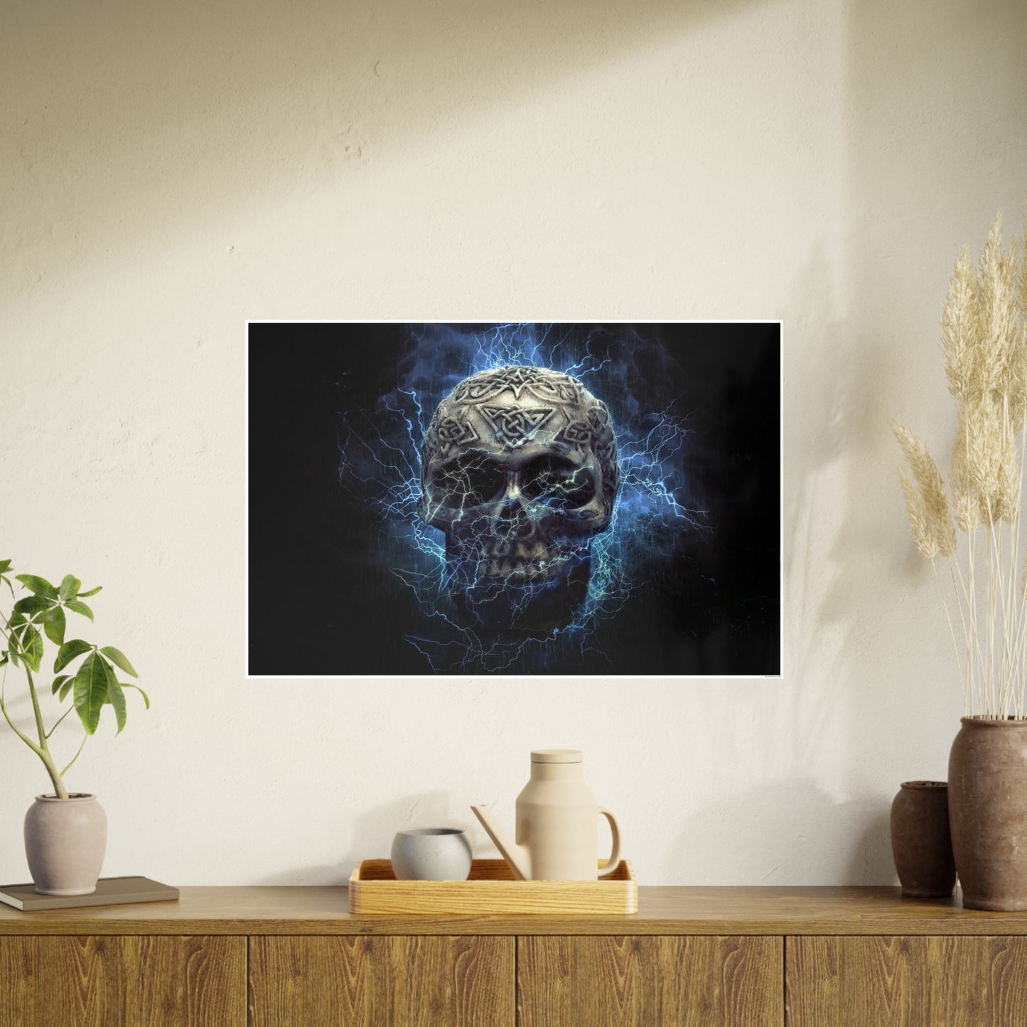 Skull Photo Art Paper Posters