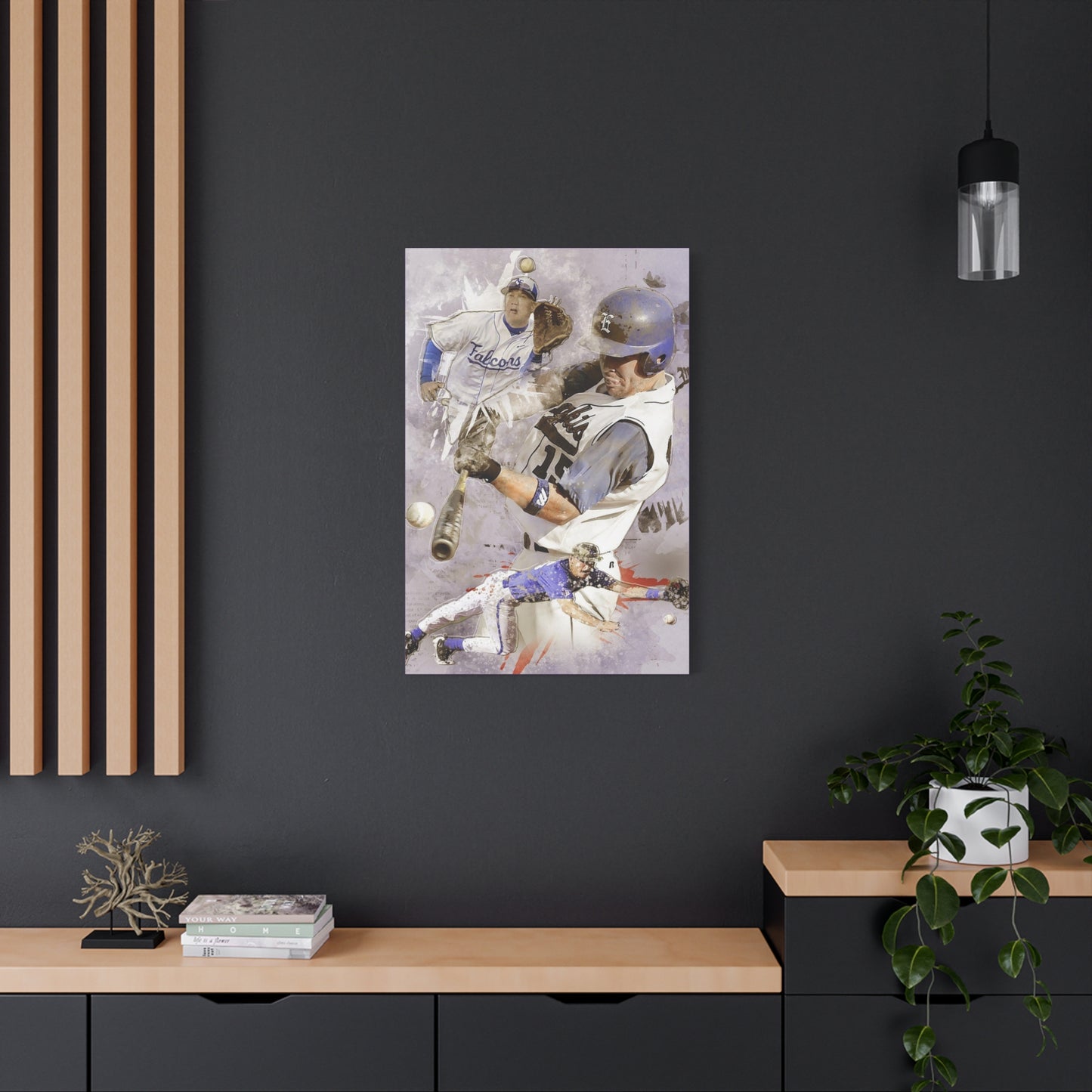 Baseball Matte Canvas, Stretched, 1.25"