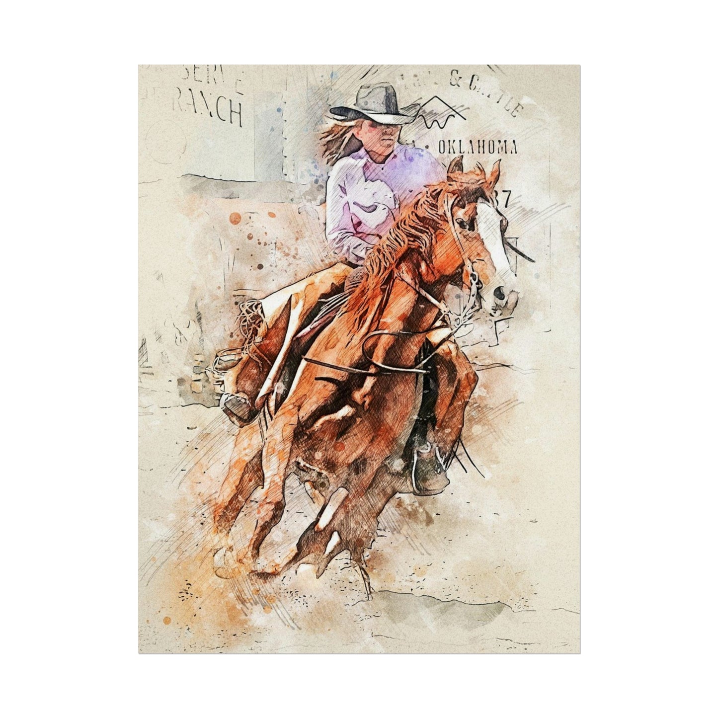 Rodeo Rolled Posters
