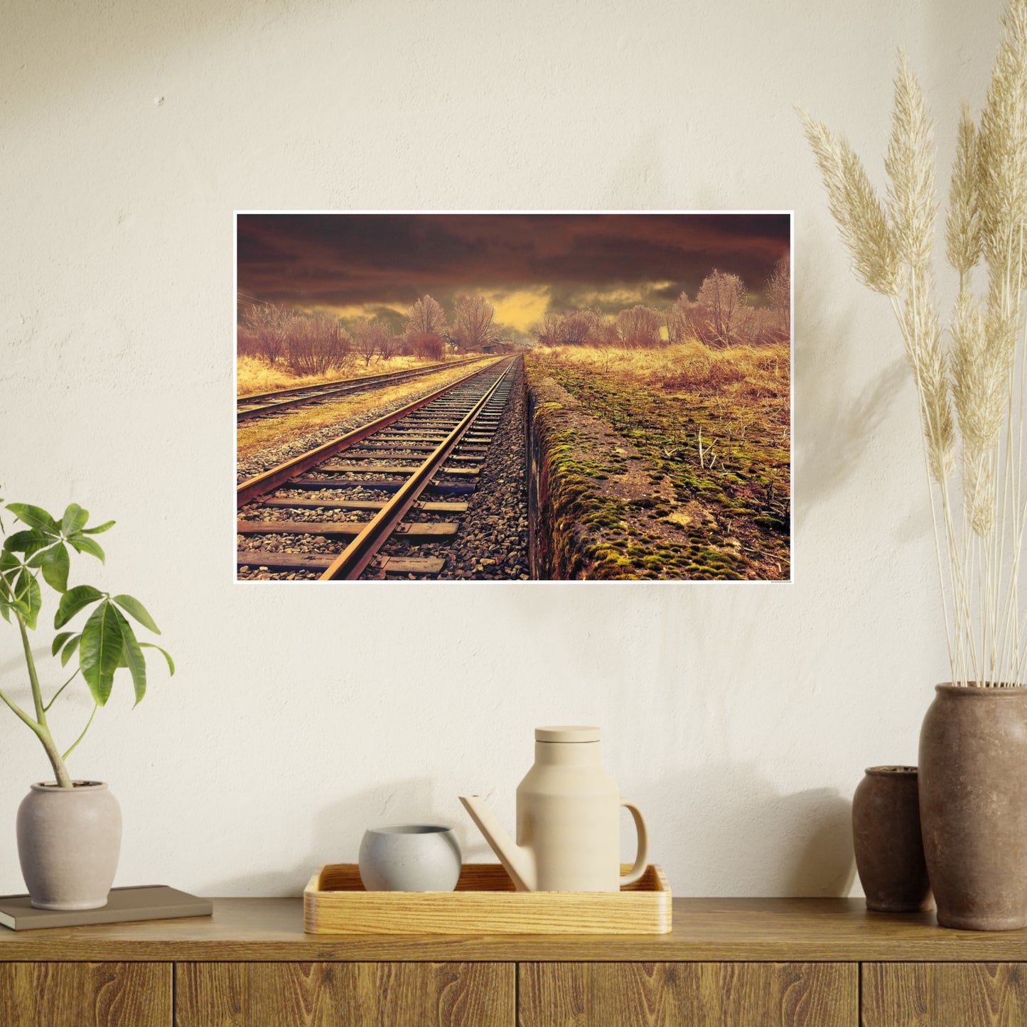Tracks Photo Art Paper Posters