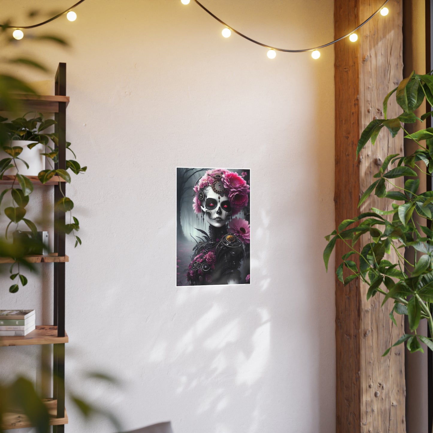 Skull AI Gen Photo Art Paper Posters