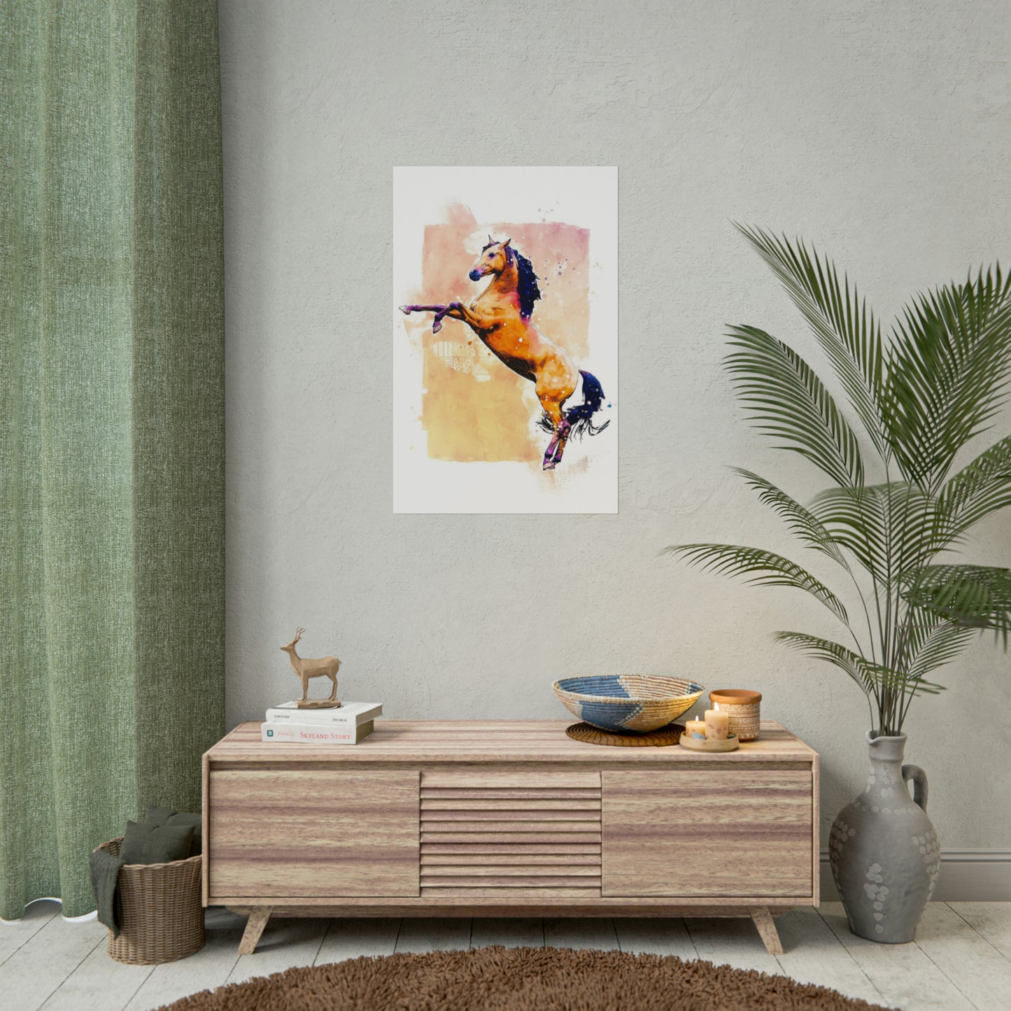 Horse Rolled Posters