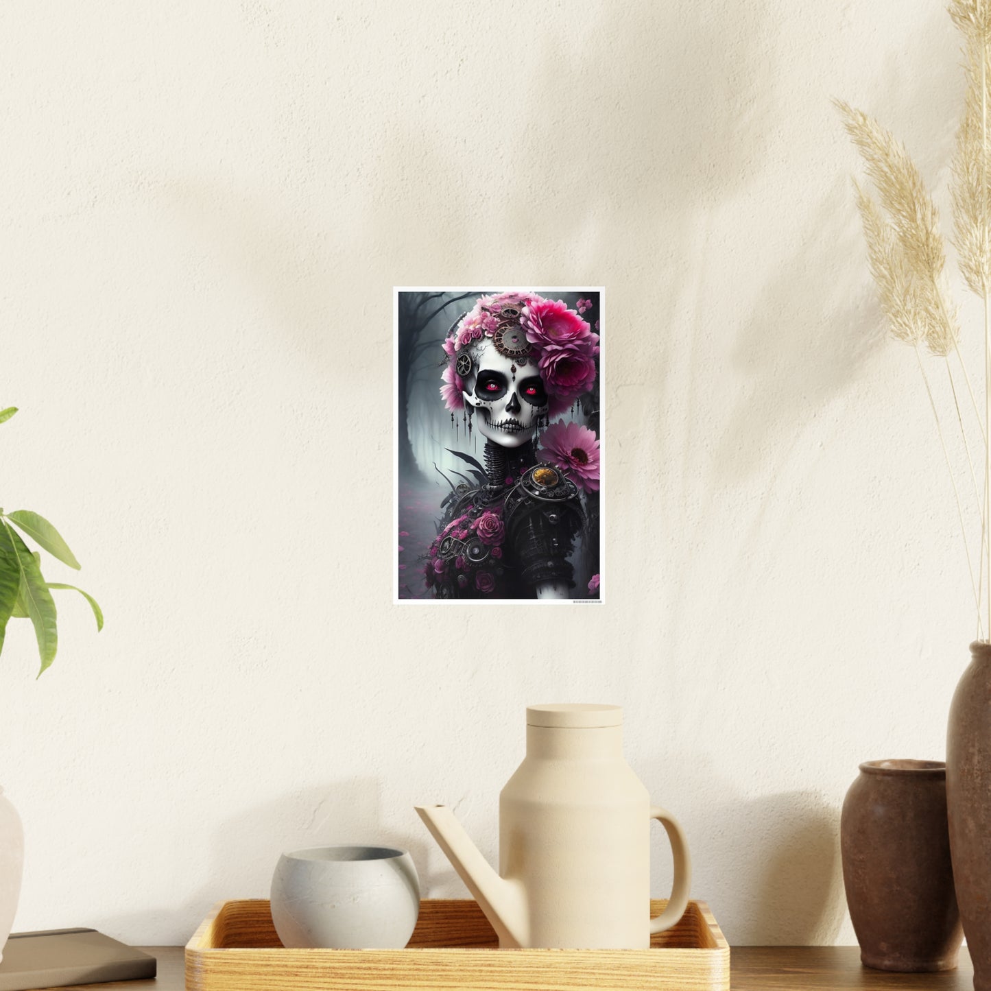 Skull AI Gen Photo Art Paper Posters
