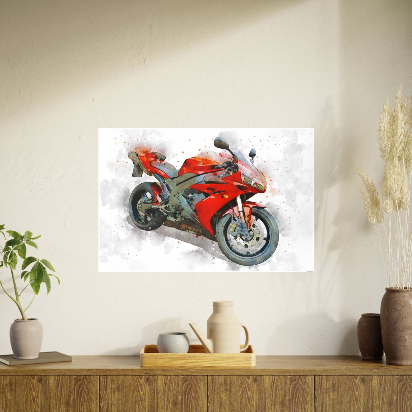 Yamaha R1 Photo Art Paper Posters