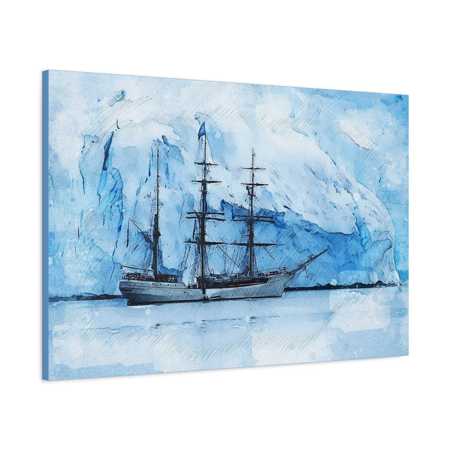 Ship Matte Canvas, Stretched, 1.25"