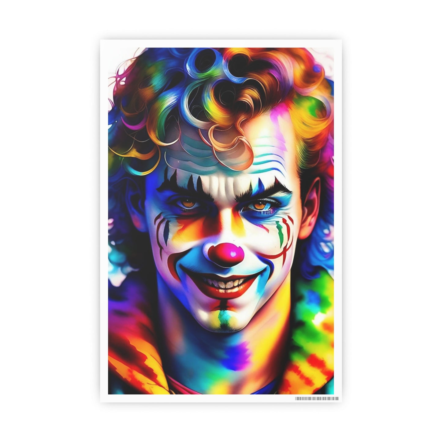 Clown AI Gen Photo Art Paper Posters