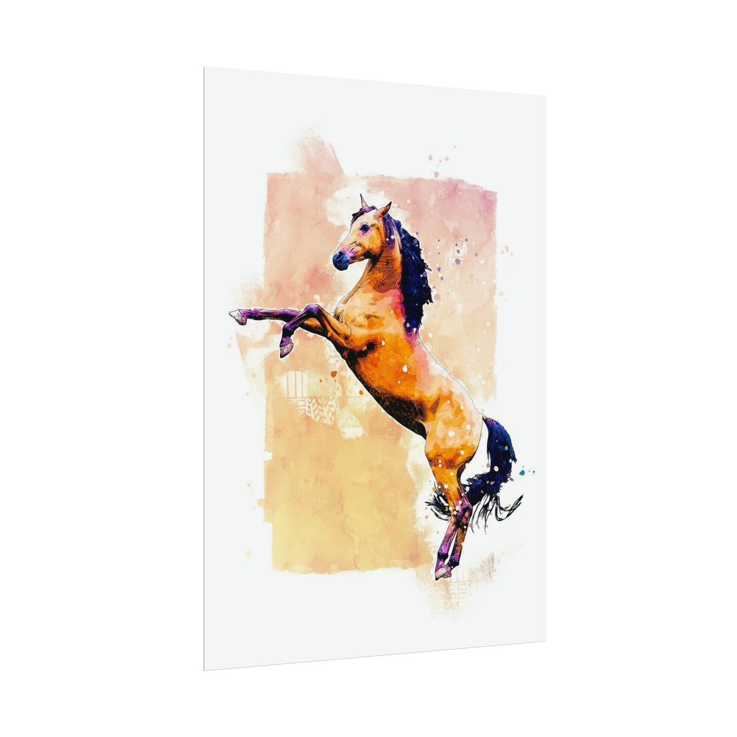 Horse Rolled Posters