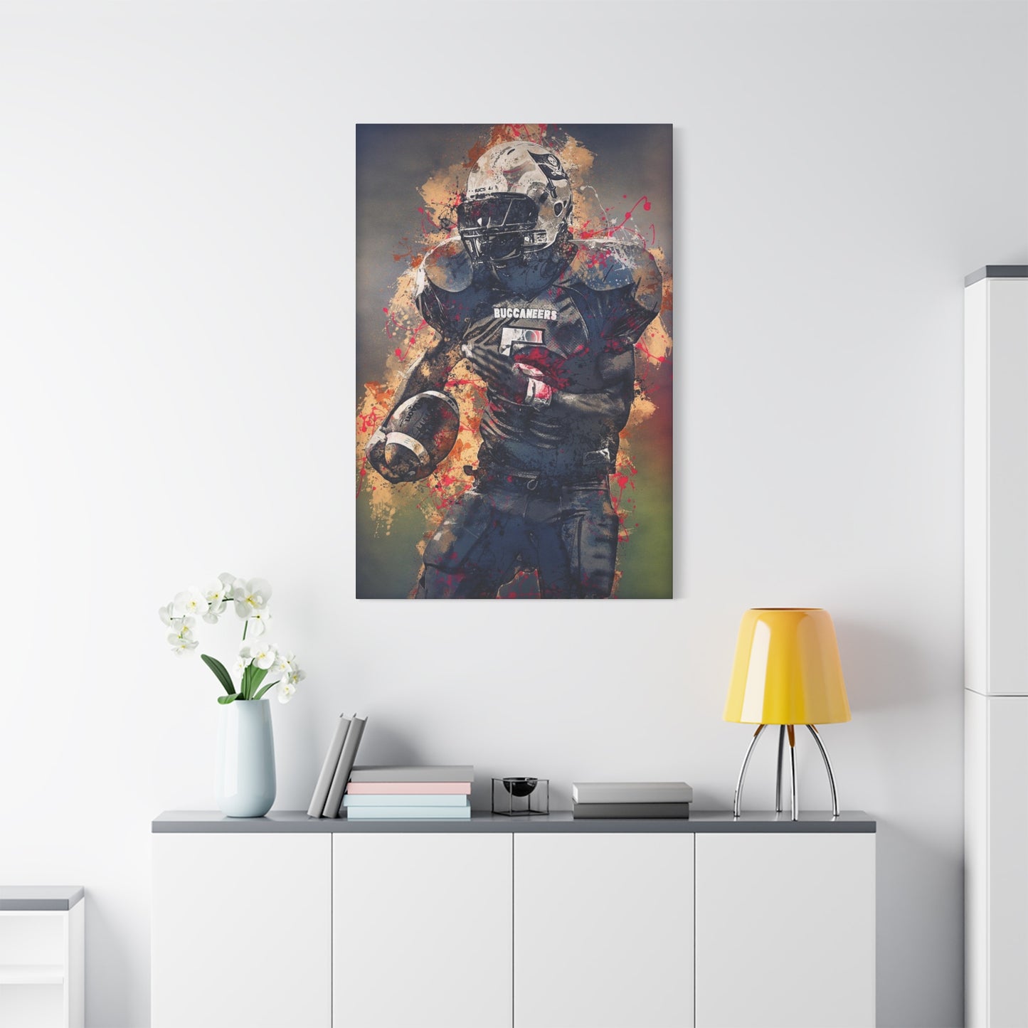 Football Matte Canvas, Stretched, 1.25"