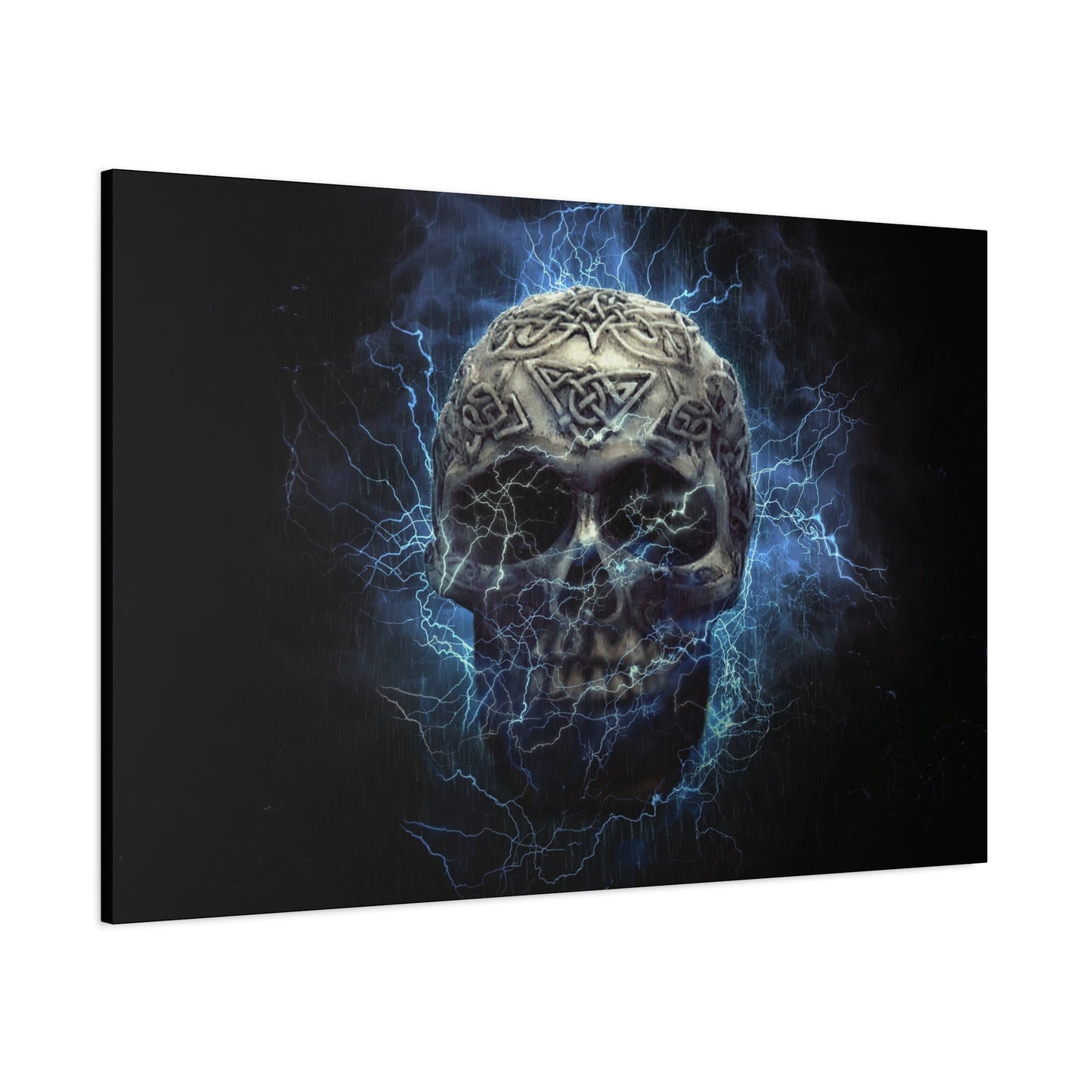 Skull Matte Canvas, Stretched, 1.25"