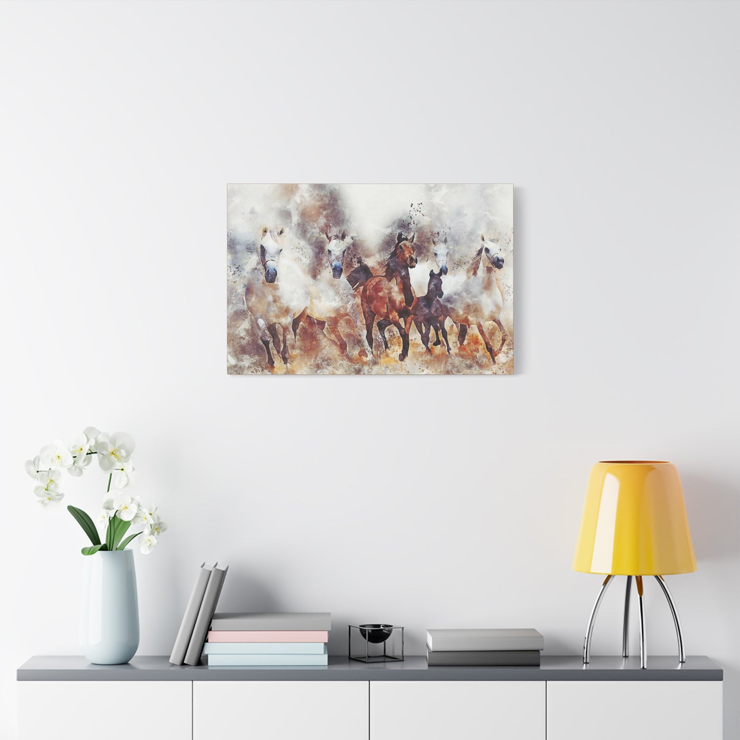 Horses Matte Canvas, Stretched, 1.25"