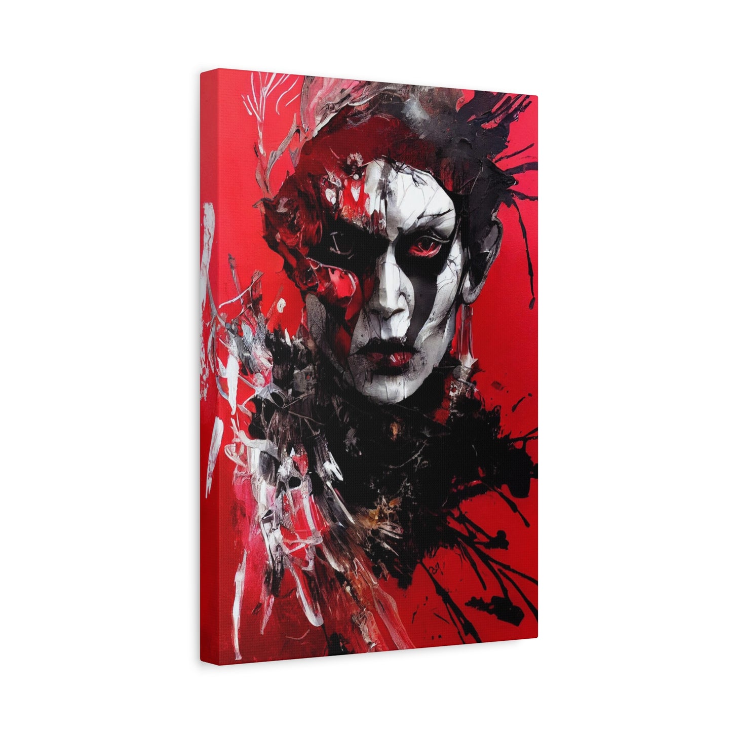 Shaman Red AI Gen Matte Canvas, Stretched, 1.25"