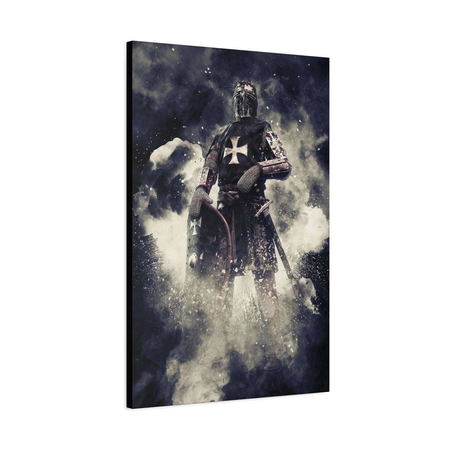 Knight Crusader Matte Canvas, Stretched, 1.25"