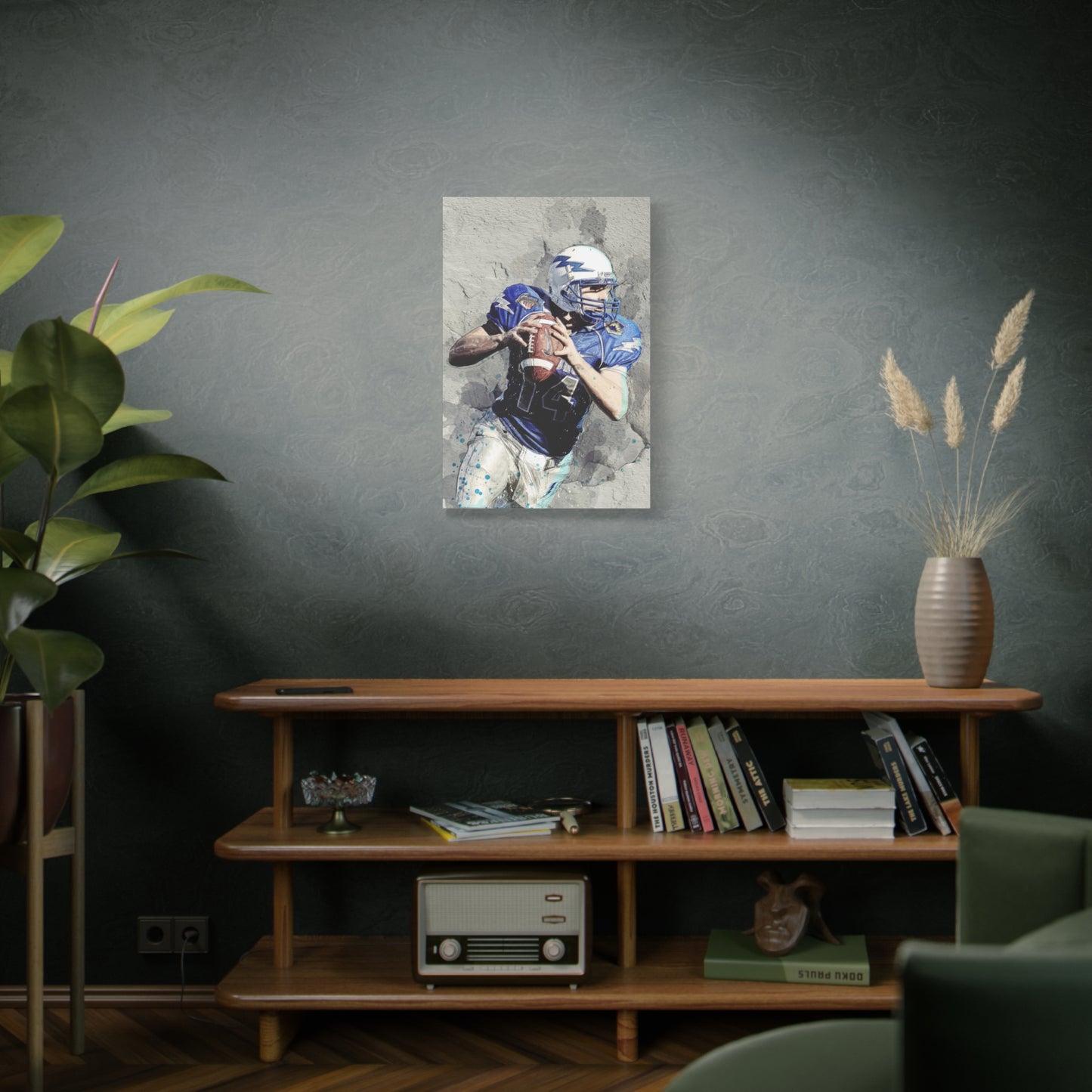 Quarterback Matte Canvas, Stretched, 1.25"