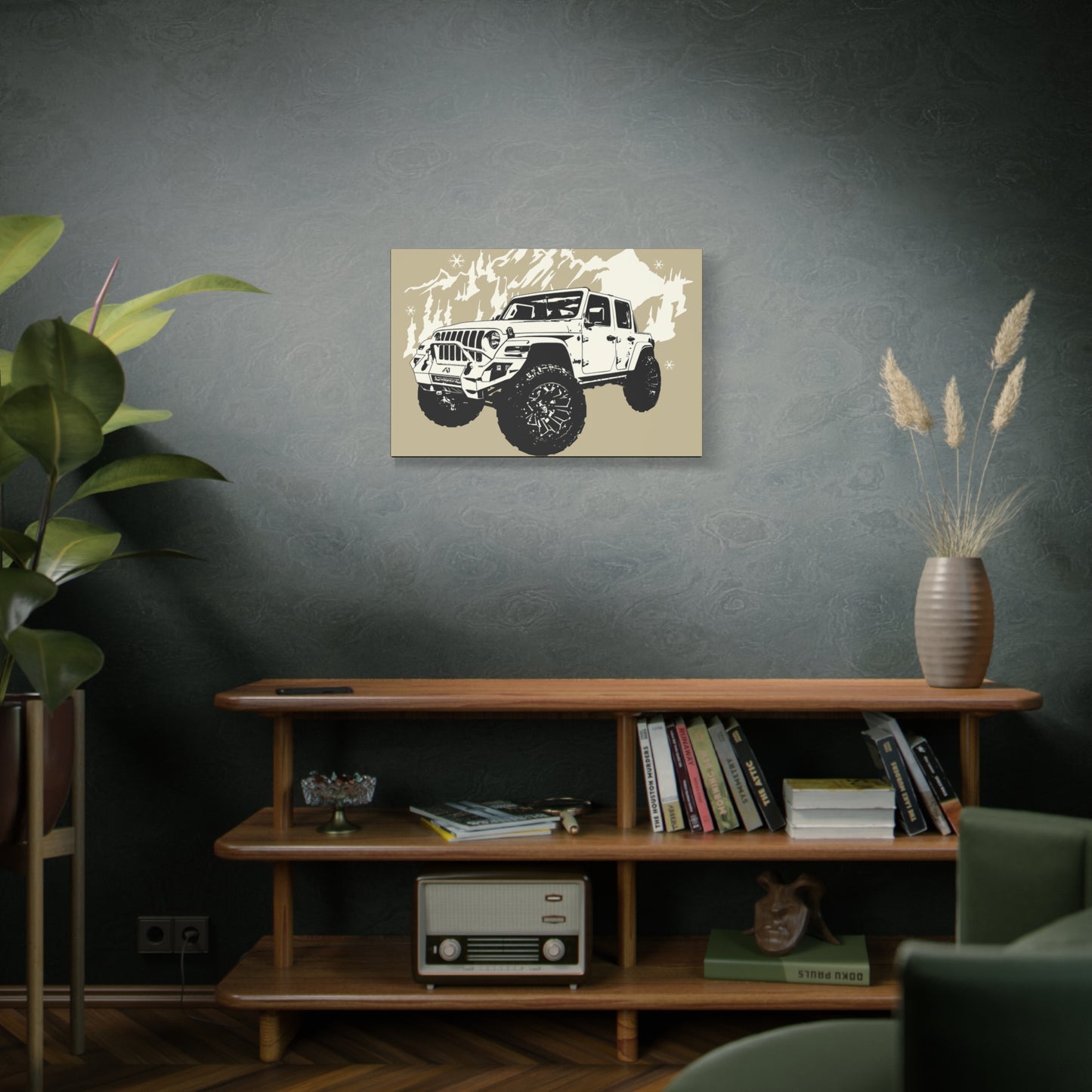 Jeep Matte Canvas, Stretched, 1.25"
