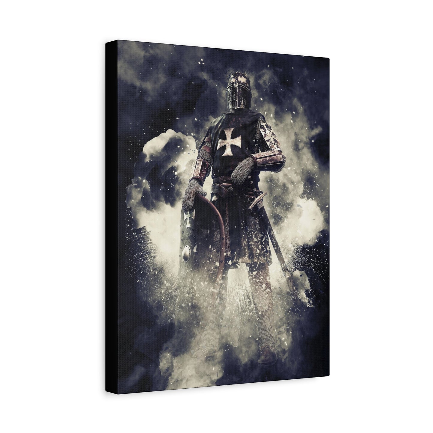 Knight Crusader Matte Canvas, Stretched, 1.25"