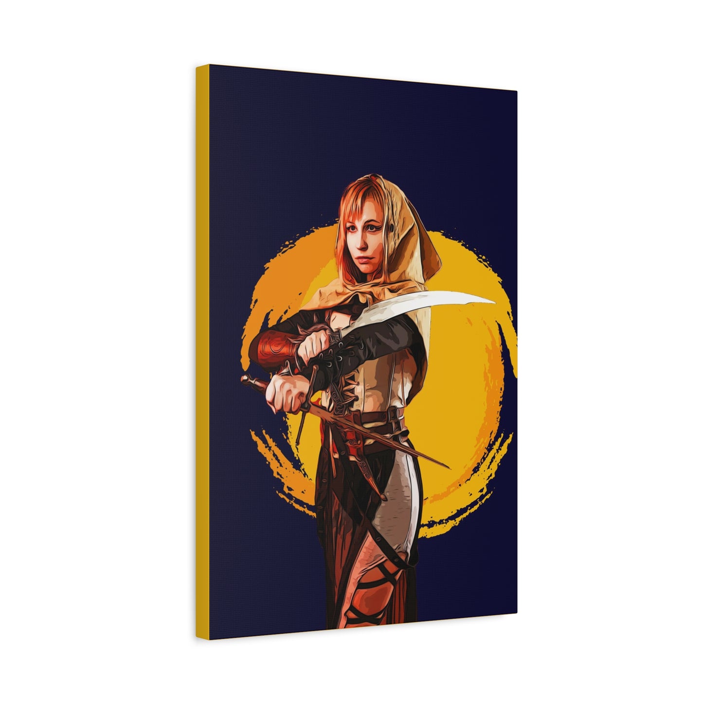 Cosplay Woman Warrior Matte Canvas, Stretched, 1.25"