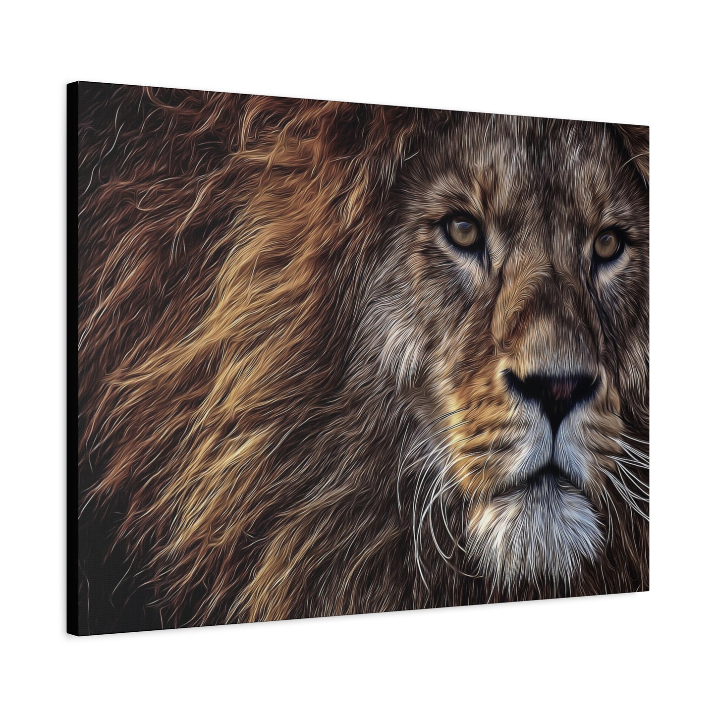 Lion Matte Canvas, Stretched, 1.25"