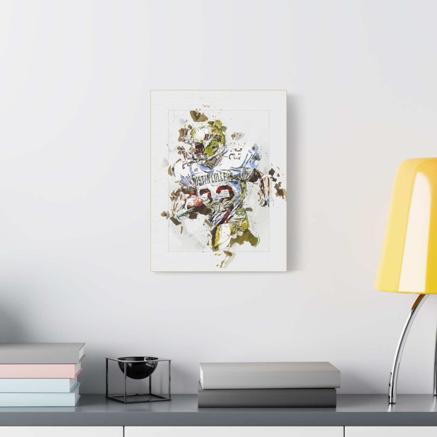 Football Matte Canvas, Stretched, 1.25"
