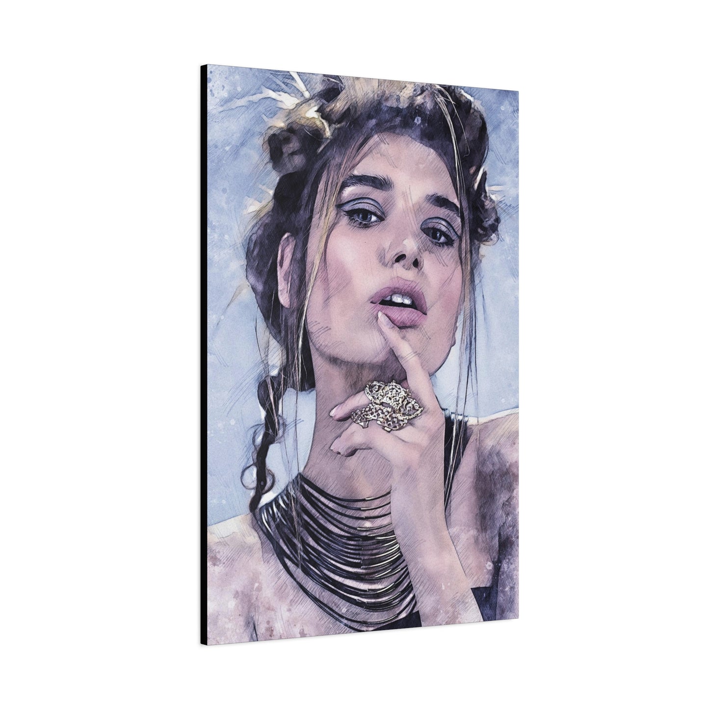 Woman Matte Canvas, Stretched, 1.25"