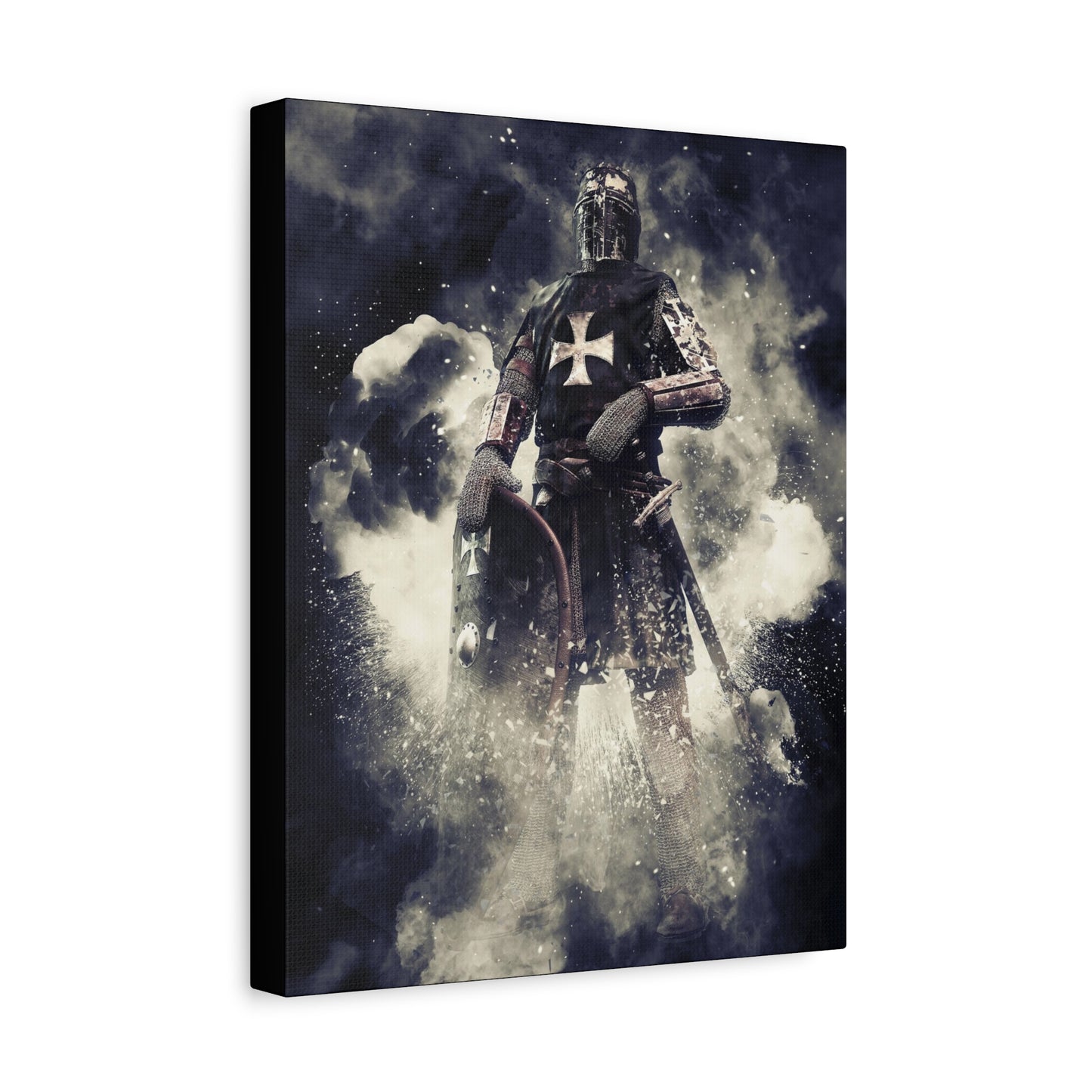 Knight Crusader Matte Canvas, Stretched, 1.25"