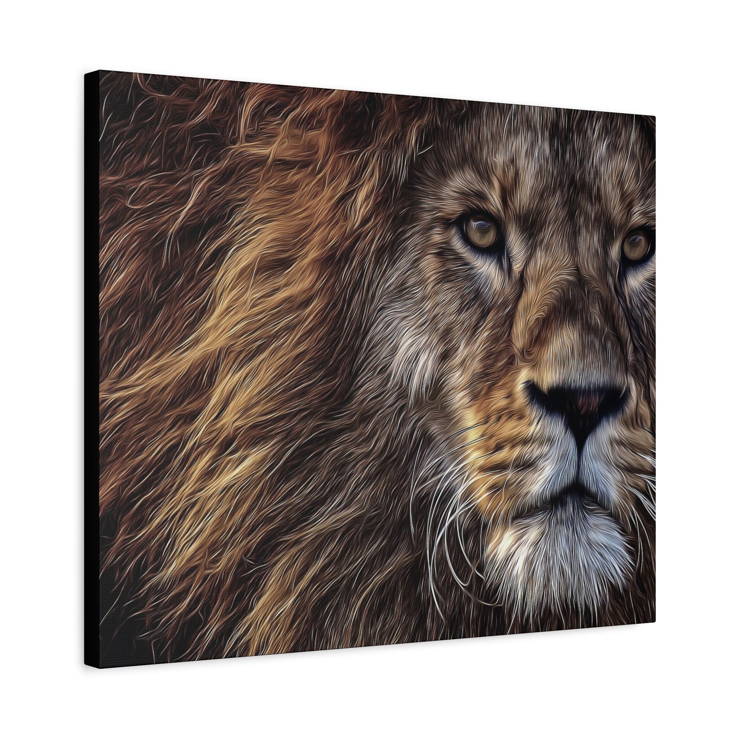 Lion Matte Canvas, Stretched, 1.25"