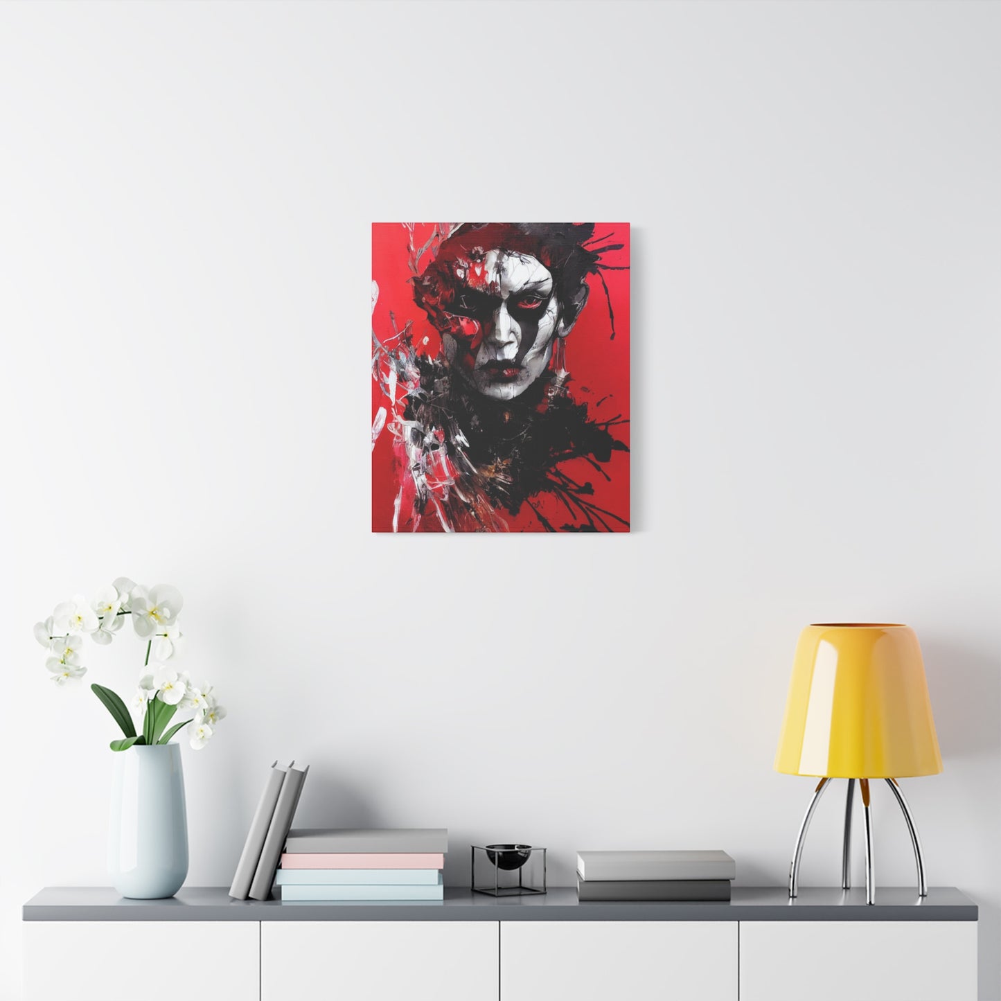 Shaman Red AI Gen Matte Canvas, Stretched, 1.25"