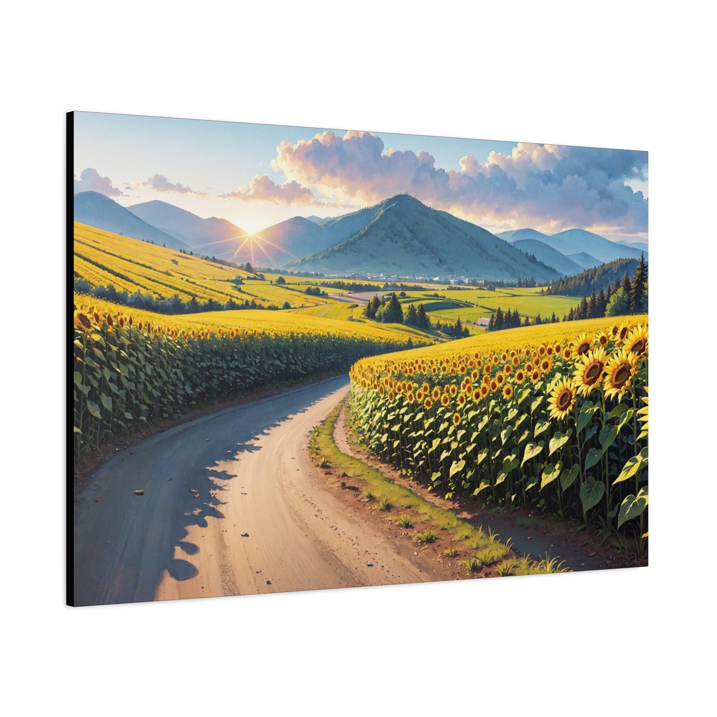 SunflowerAI Gen Matte Canvas, Stretched, 1.25"
