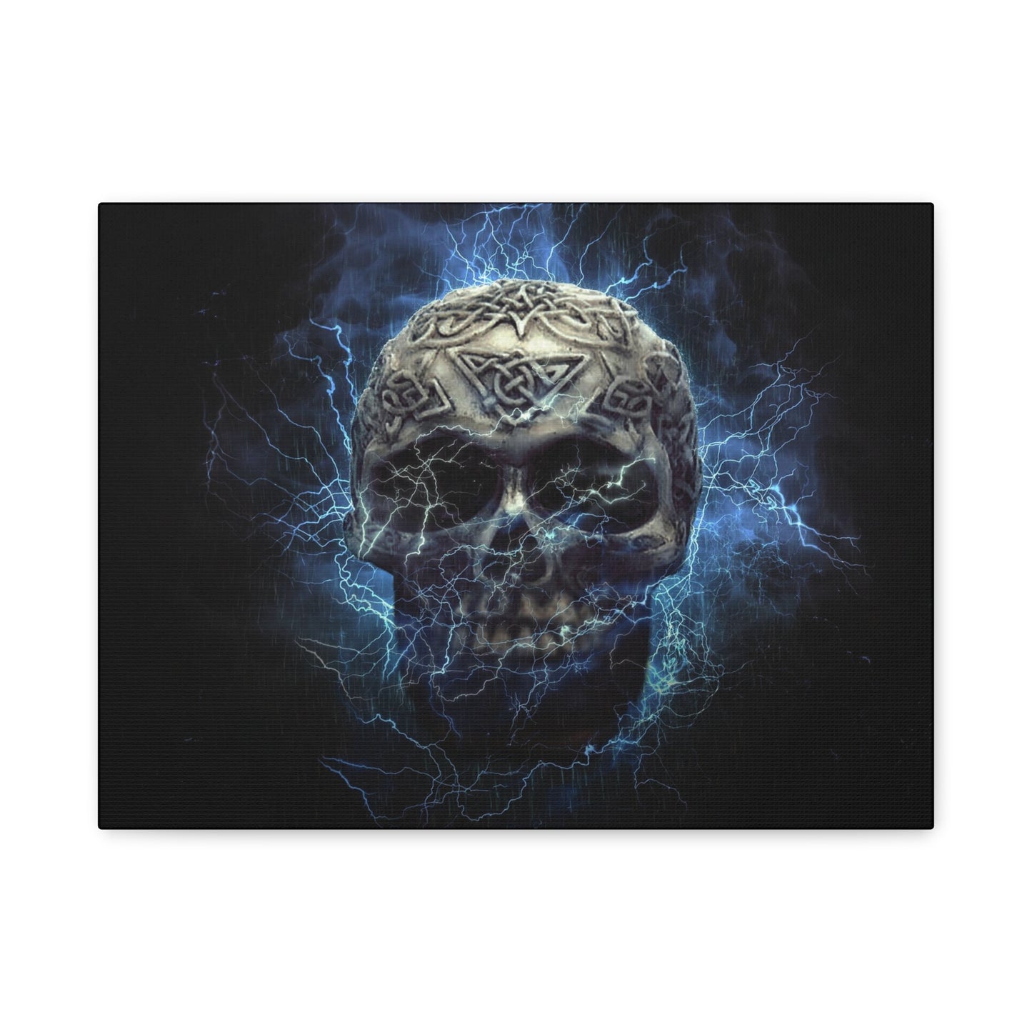 Skull Matte Canvas, Stretched, 1.25"