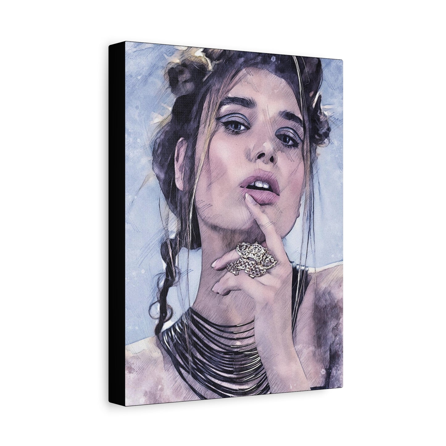 Woman Matte Canvas, Stretched, 1.25"