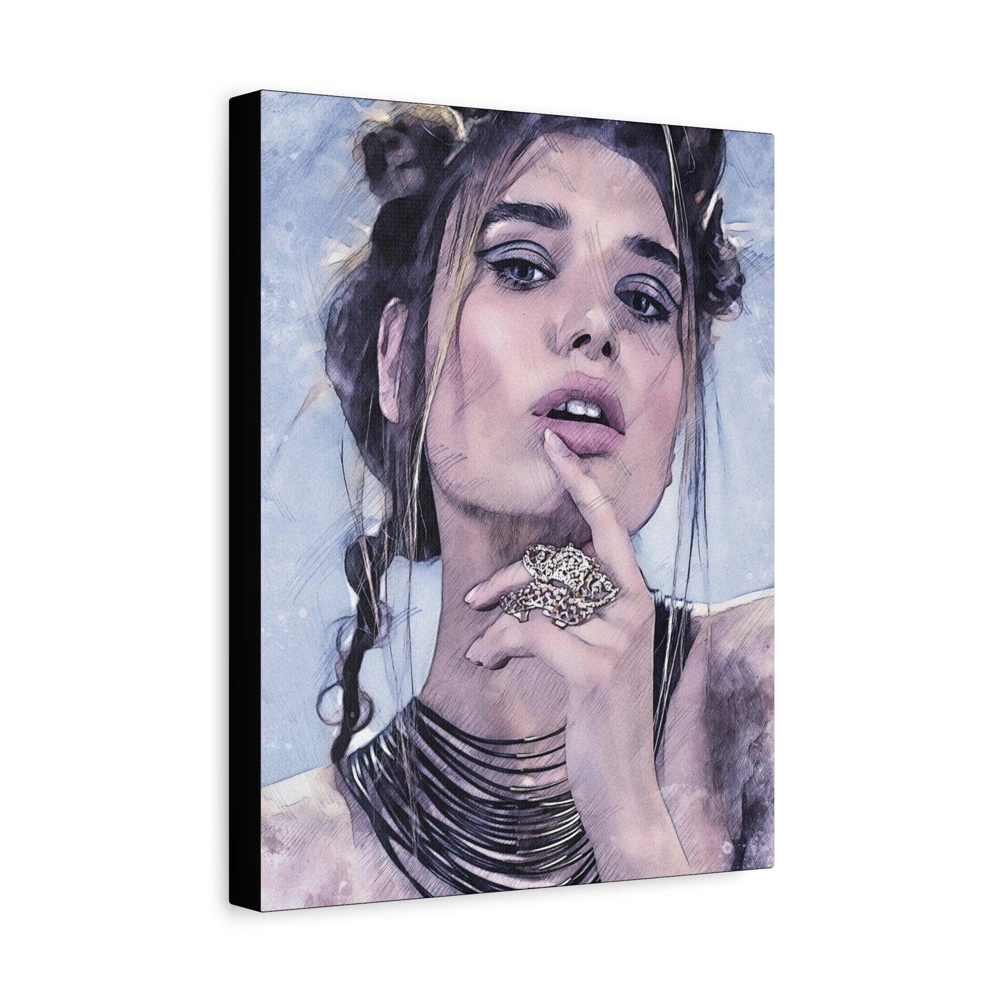 Woman Matte Canvas, Stretched, 1.25"
