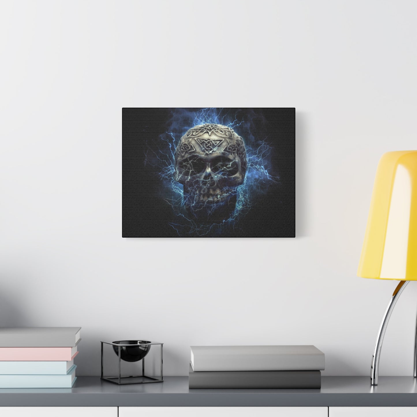 Skull Matte Canvas, Stretched, 1.25"