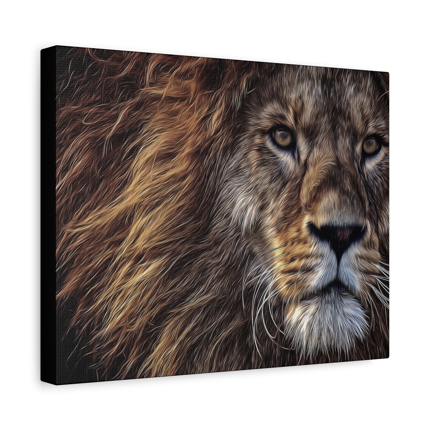 Lion Matte Canvas, Stretched, 1.25"