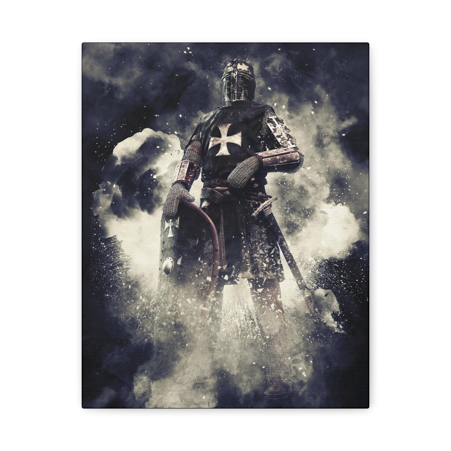 Knight Crusader Matte Canvas, Stretched, 1.25"