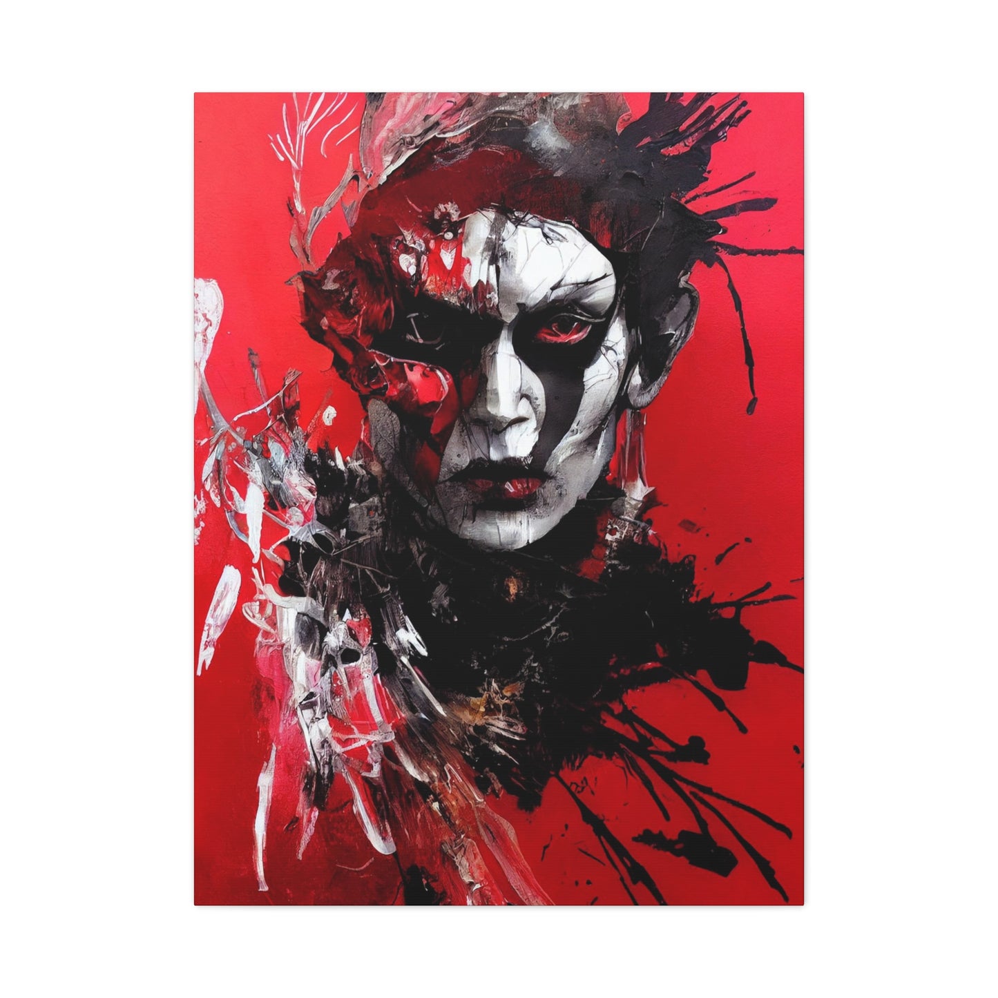 Shaman Red AI Gen Matte Canvas, Stretched, 1.25"