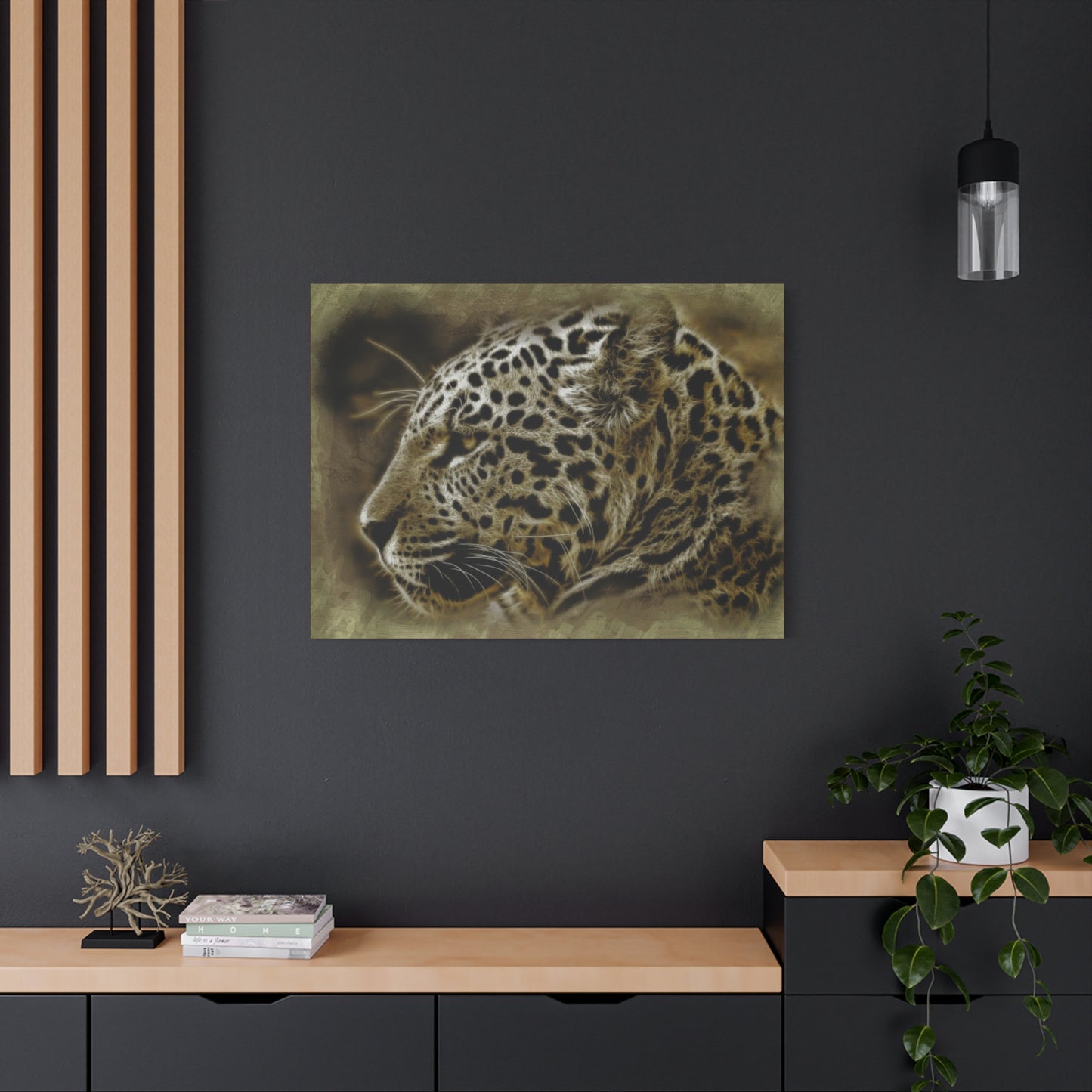 Jaguar Matte Canvas, Stretched, 1.25"