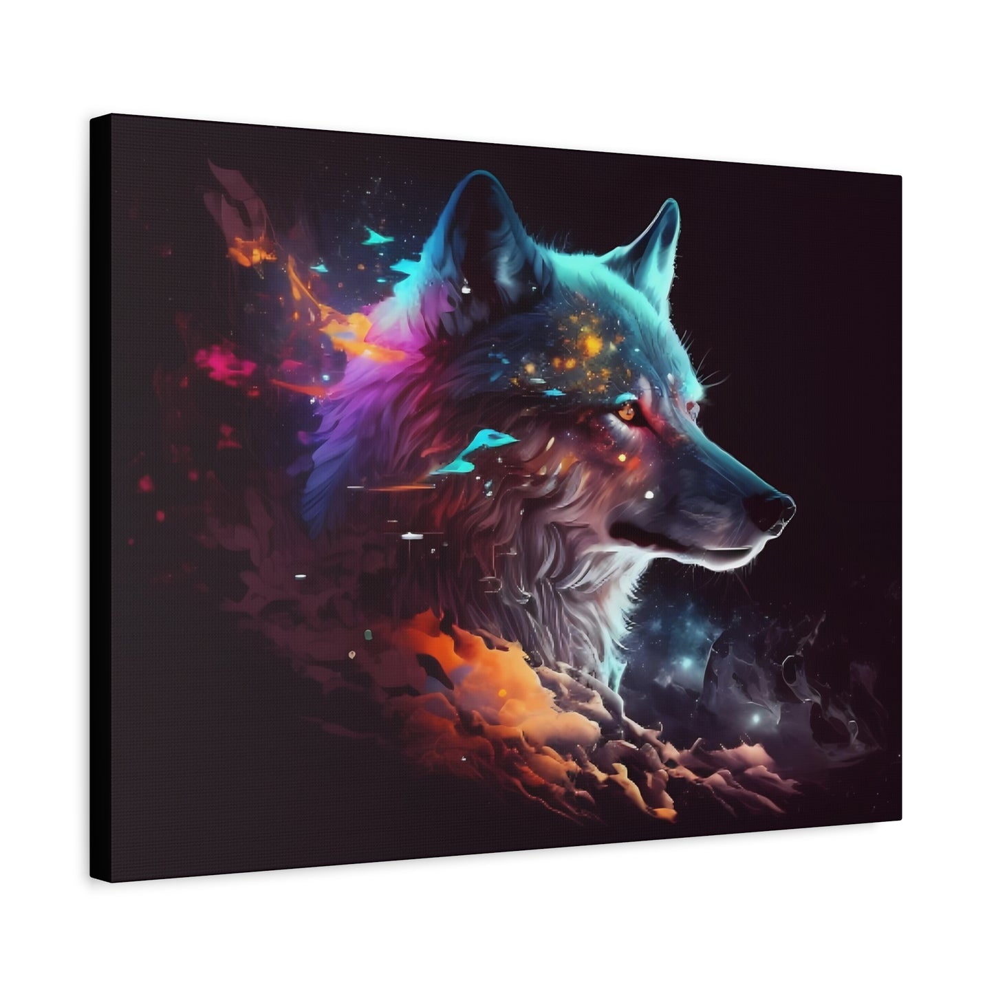 Wolf Matte Canvas, Stretched, 1.25"