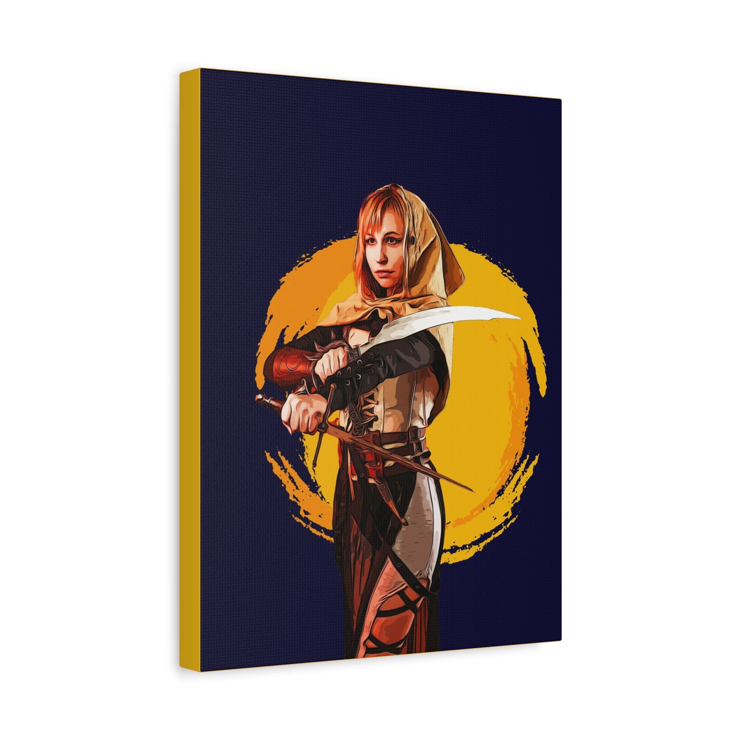 Cosplay Woman Warrior Matte Canvas, Stretched, 1.25"