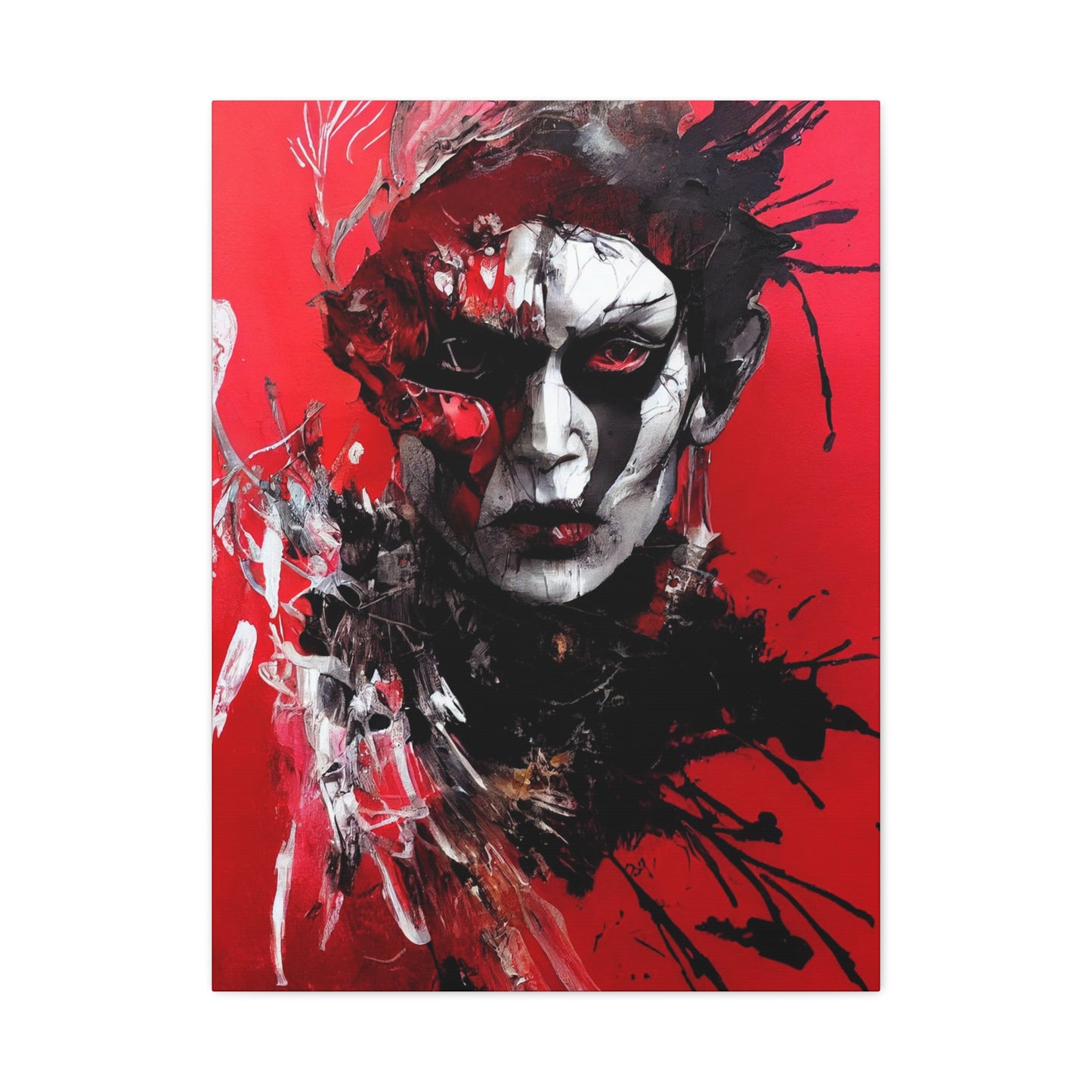 Shaman Red AI Gen Matte Canvas, Stretched, 1.25"