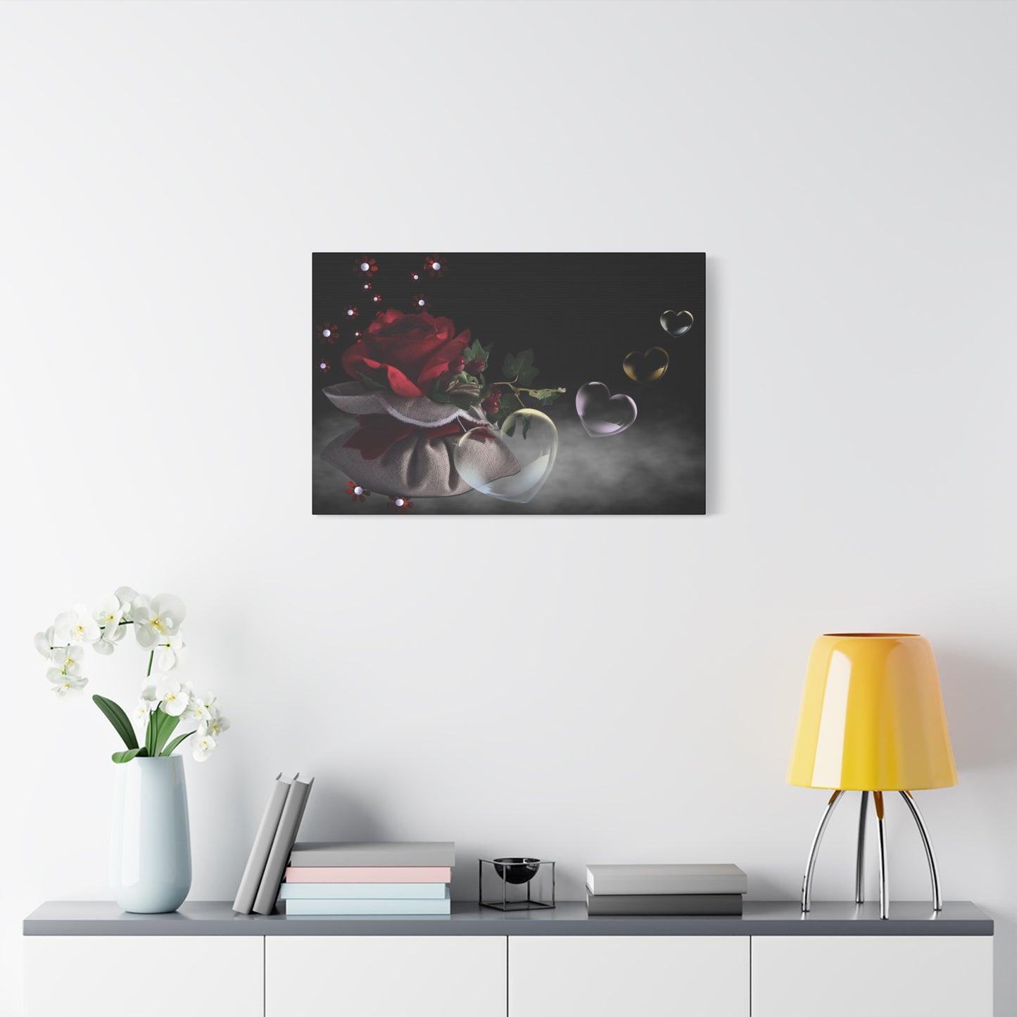 Rose Matte Canvas, Stretched, 1.25"