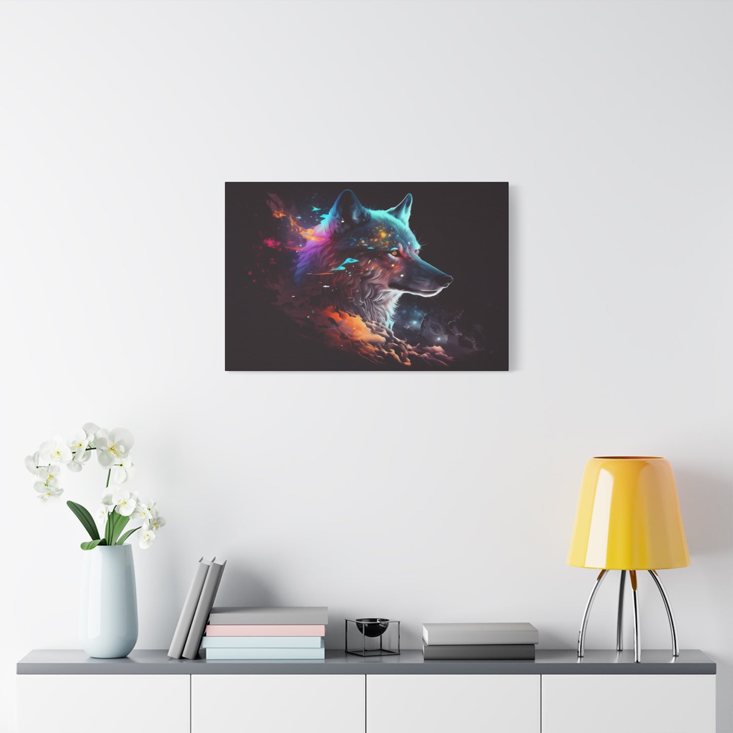 Wolf Matte Canvas, Stretched, 1.25"