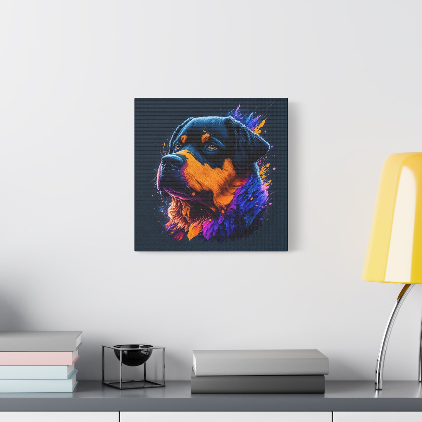 Rottweiller Matte Canvas, Stretched, 1.25"
