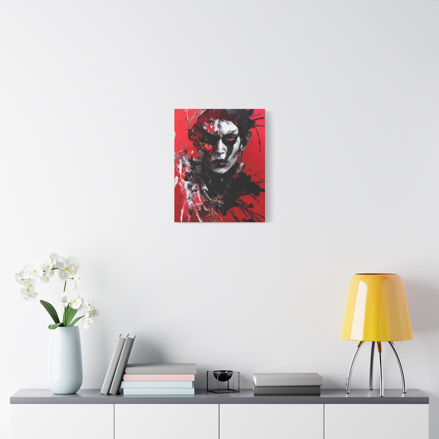 Shaman Red AI Gen Matte Canvas, Stretched, 1.25"