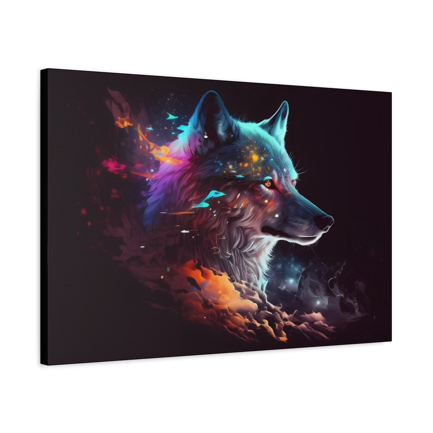 Wolf Matte Canvas, Stretched, 1.25"