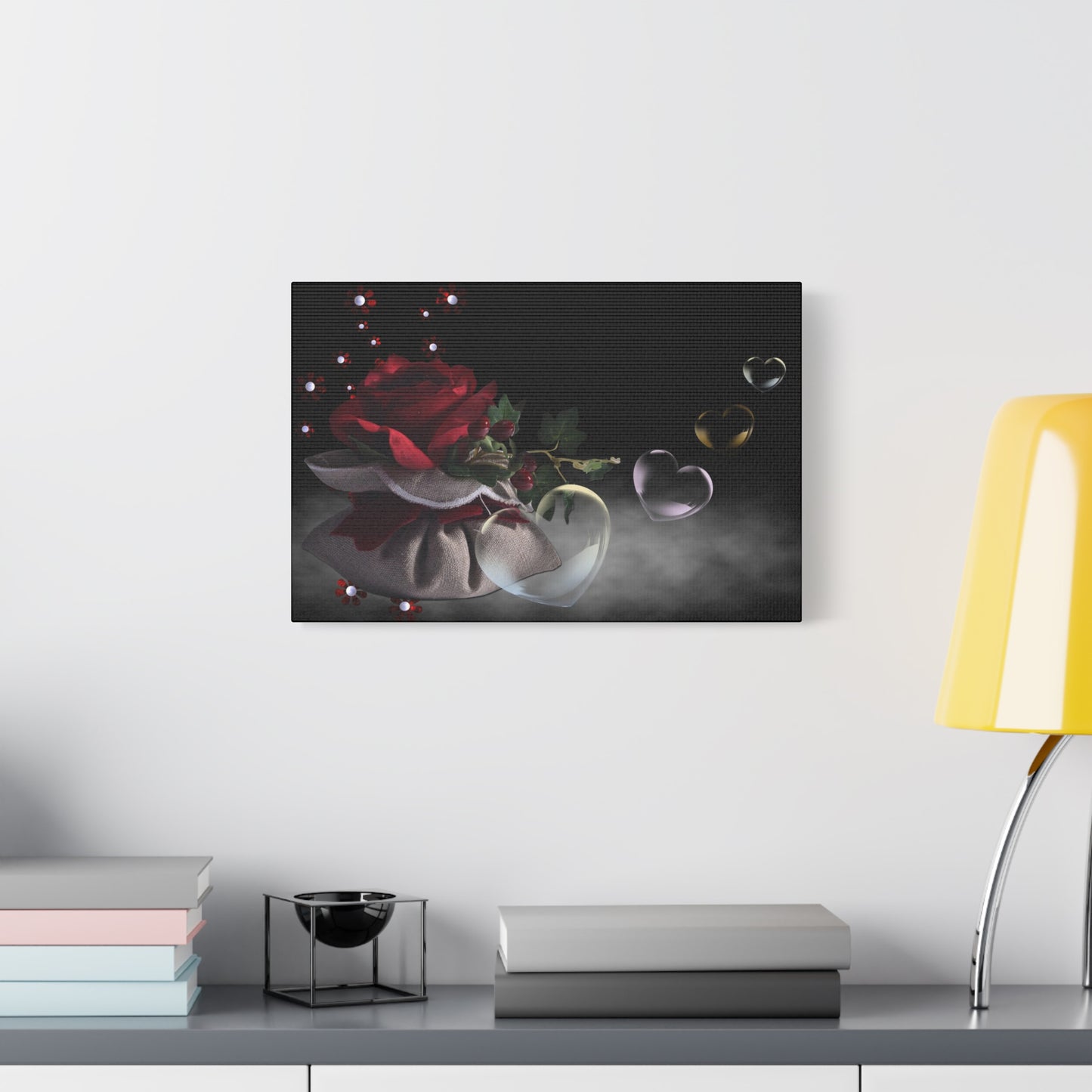Rose Matte Canvas, Stretched, 1.25"