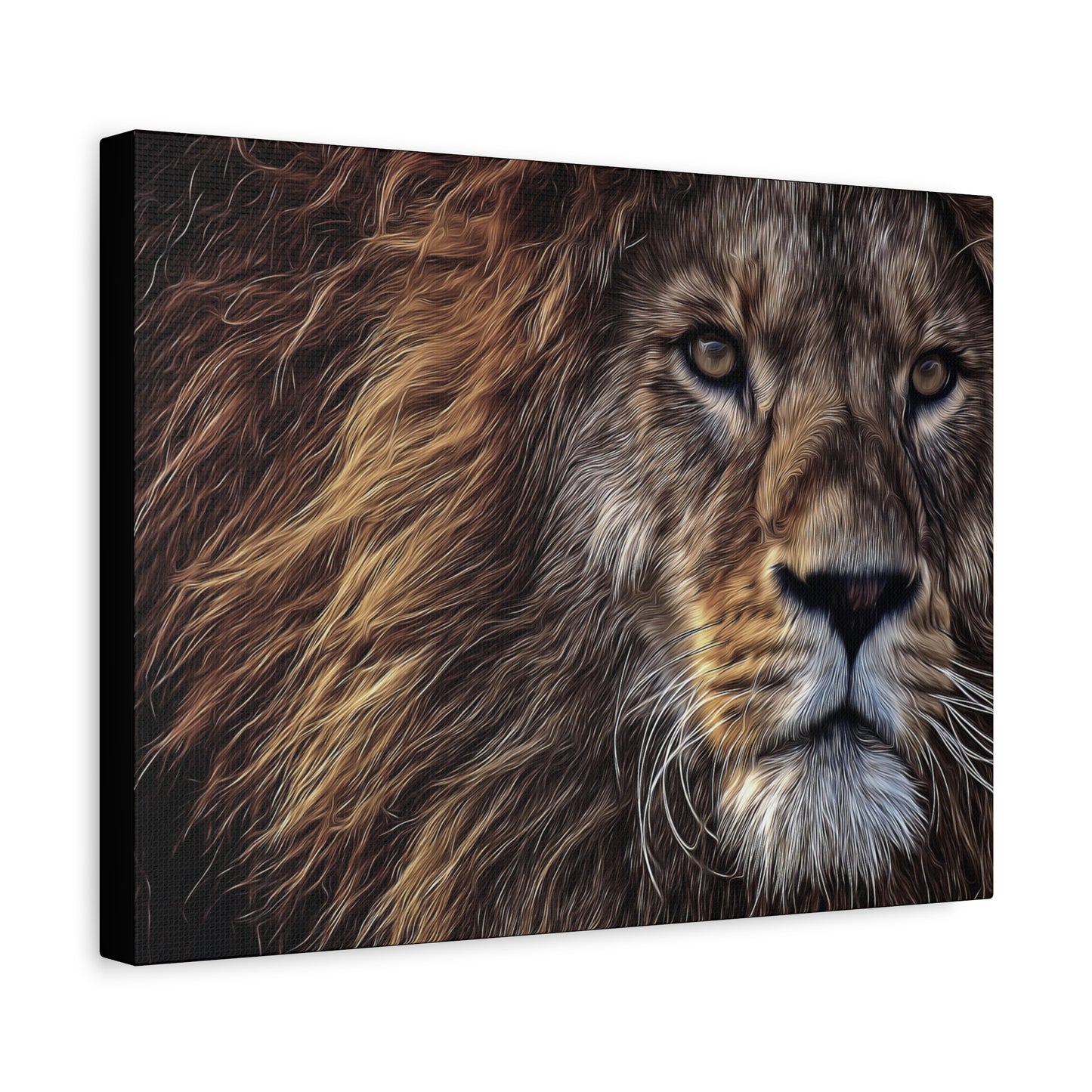 Lion Matte Canvas, Stretched, 1.25"