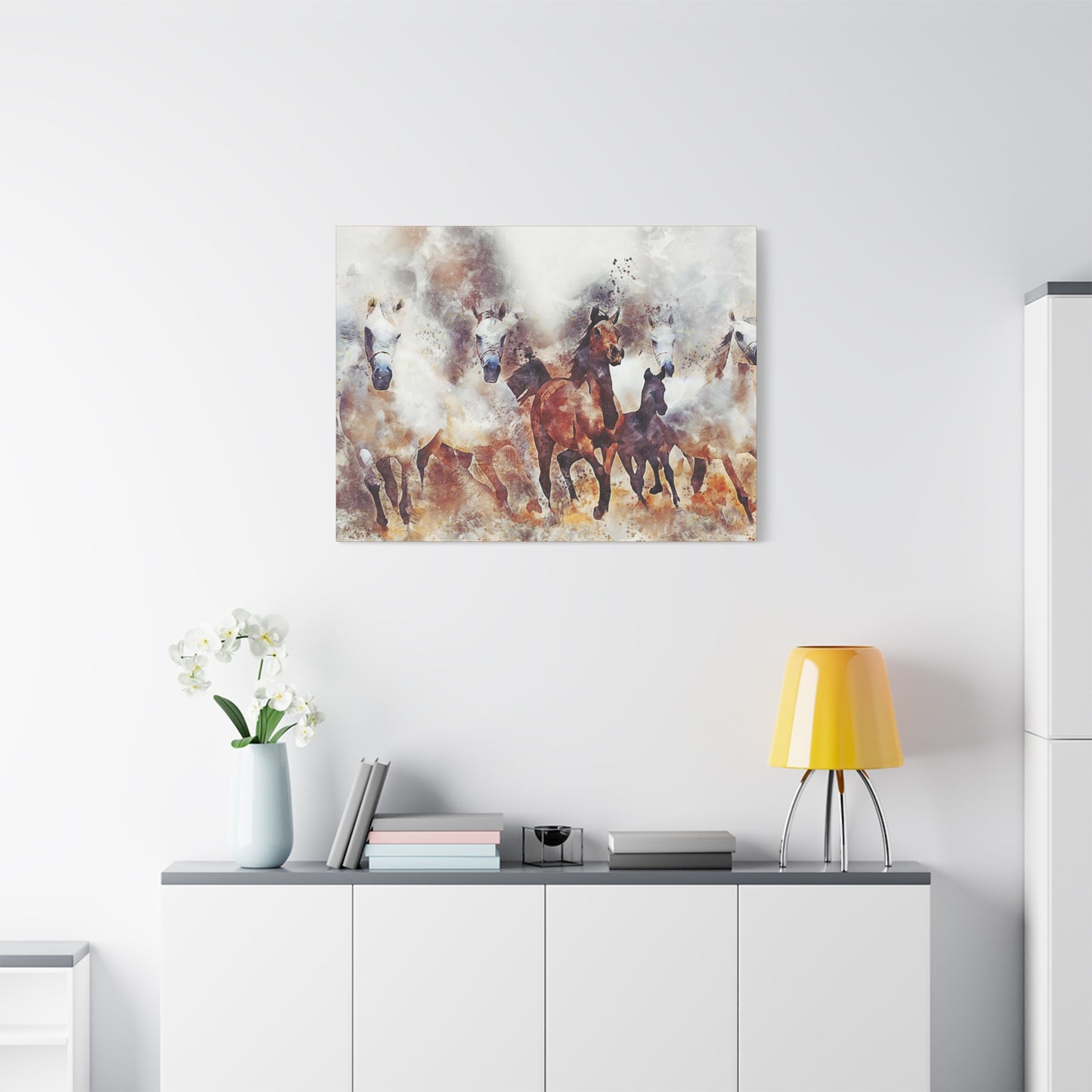 Horses Matte Canvas, Stretched, 1.25"